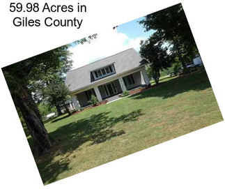 59.98 Acres in Giles County