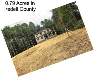 0.79 Acres in Iredell County