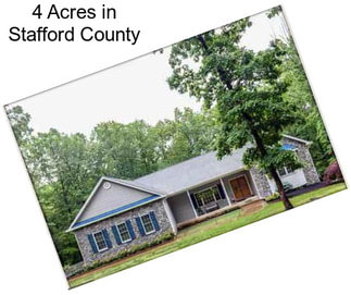 4 Acres in Stafford County