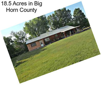 18.5 Acres in Big Horn County