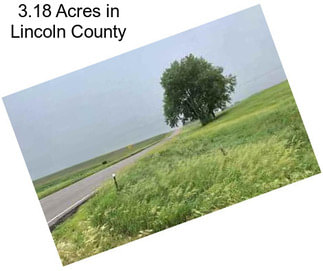 3.18 Acres in Lincoln County