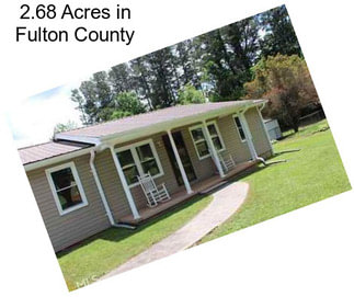 2.68 Acres in Fulton County