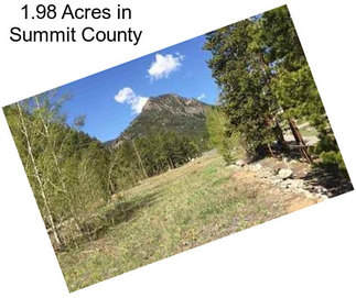 1.98 Acres in Summit County