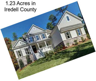 1.23 Acres in Iredell County