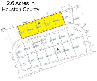 2.6 Acres in Houston County