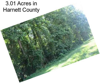 3.01 Acres in Harnett County