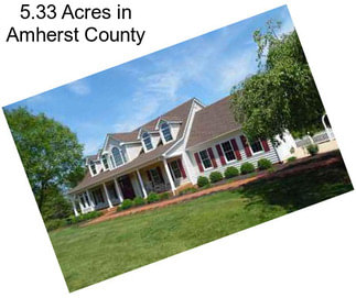 5.33 Acres in Amherst County