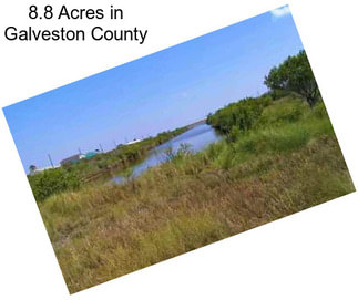 8.8 Acres in Galveston County