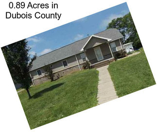 0.89 Acres in Dubois County