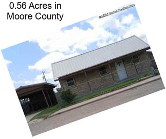 0.56 Acres in Moore County