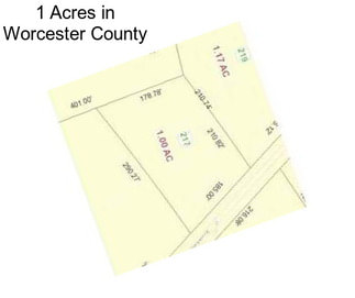 1 Acres in Worcester County