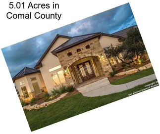 5.01 Acres in Comal County