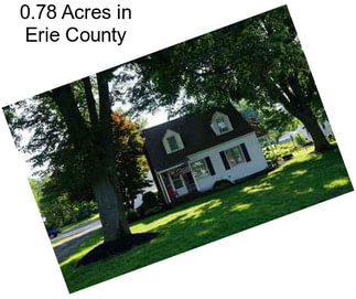 0.78 Acres in Erie County