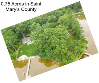 0.75 Acres in Saint Mary\'s County