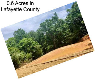 0.6 Acres in Lafayette County