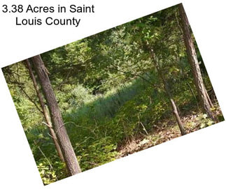 3.38 Acres in Saint Louis County