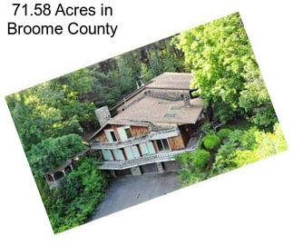 71.58 Acres in Broome County