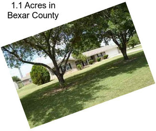 1.1 Acres in Bexar County