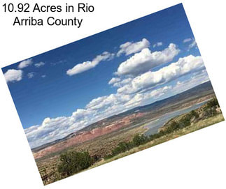 10.92 Acres in Rio Arriba County