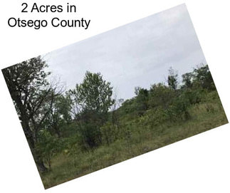 2 Acres in Otsego County