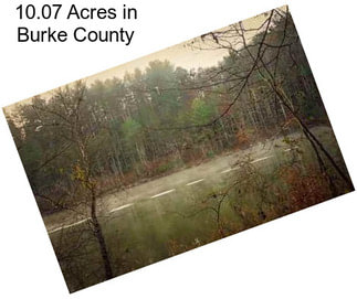 10.07 Acres in Burke County