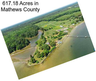 617.18 Acres in Mathews County