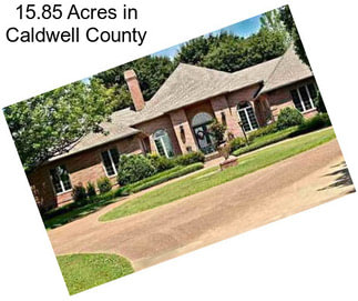 15.85 Acres in Caldwell County