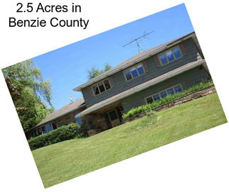 2.5 Acres in Benzie County