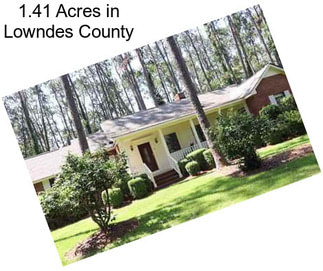 1.41 Acres in Lowndes County