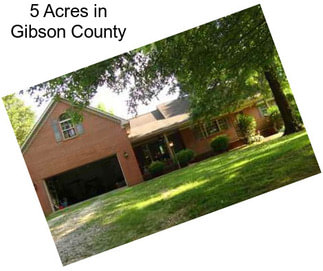 5 Acres in Gibson County