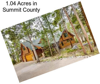 1.04 Acres in Summit County