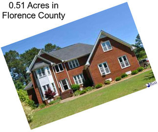 0.51 Acres in Florence County