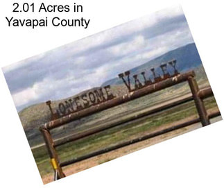 2.01 Acres in Yavapai County