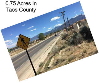 0.75 Acres in Taos County