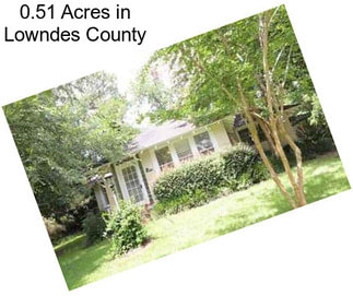 0.51 Acres in Lowndes County