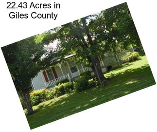 22.43 Acres in Giles County