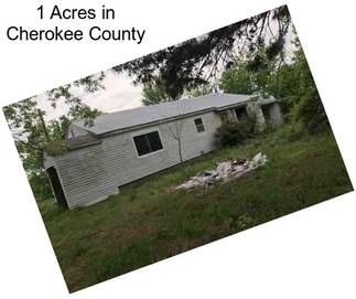 1 Acres in Cherokee County