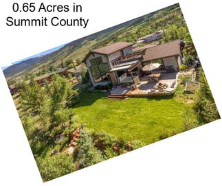 0.65 Acres in Summit County