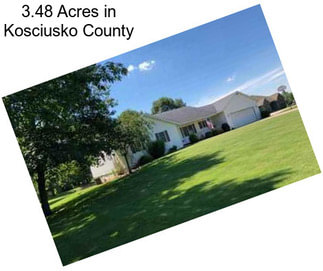 3.48 Acres in Kosciusko County