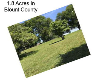 1.8 Acres in Blount County