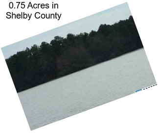 0.75 Acres in Shelby County