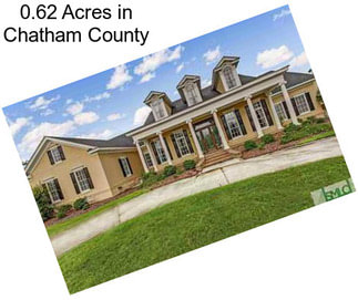 0.62 Acres in Chatham County