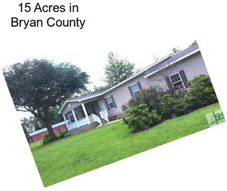 15 Acres in Bryan County