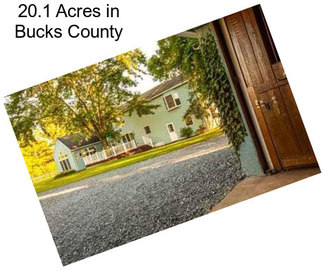 20.1 Acres in Bucks County