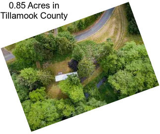 0.85 Acres in Tillamook County