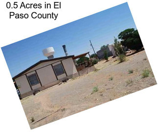 0.5 Acres in El Paso County