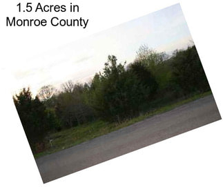 1.5 Acres in Monroe County