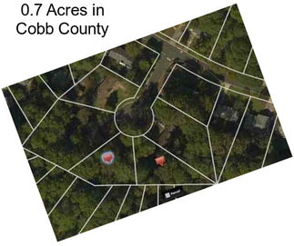 0.7 Acres in Cobb County