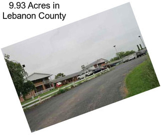 9.93 Acres in Lebanon County