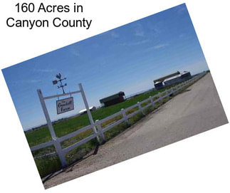 160 Acres in Canyon County